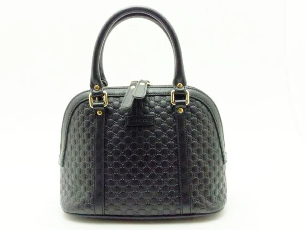 Gucci Handbag Microguccissima Calfskin Strap